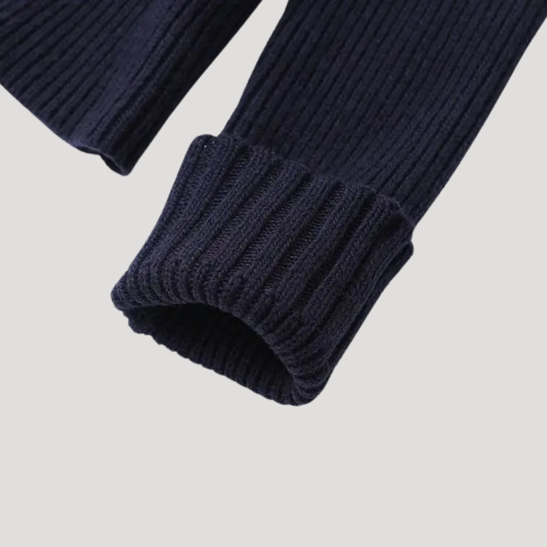 Women's Navy Cardigan Denim Finish