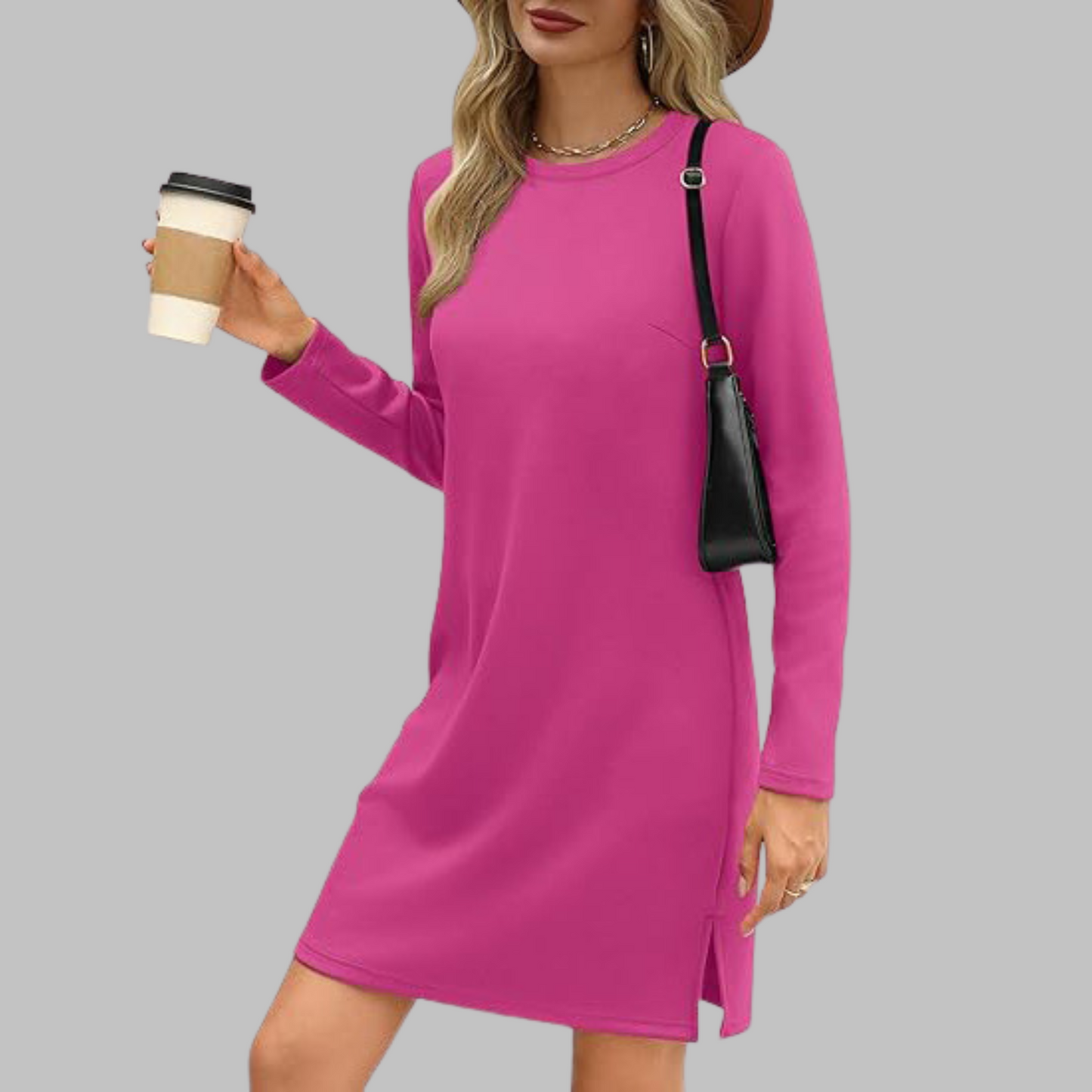 Women's Circular Neck Dress