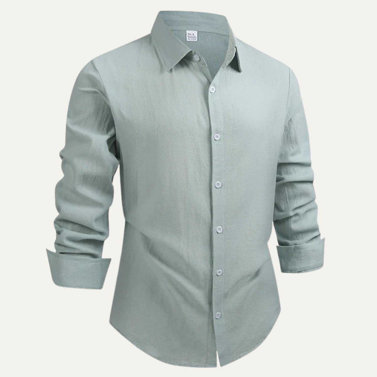 Men's Linen Cotton Button Down Shirt