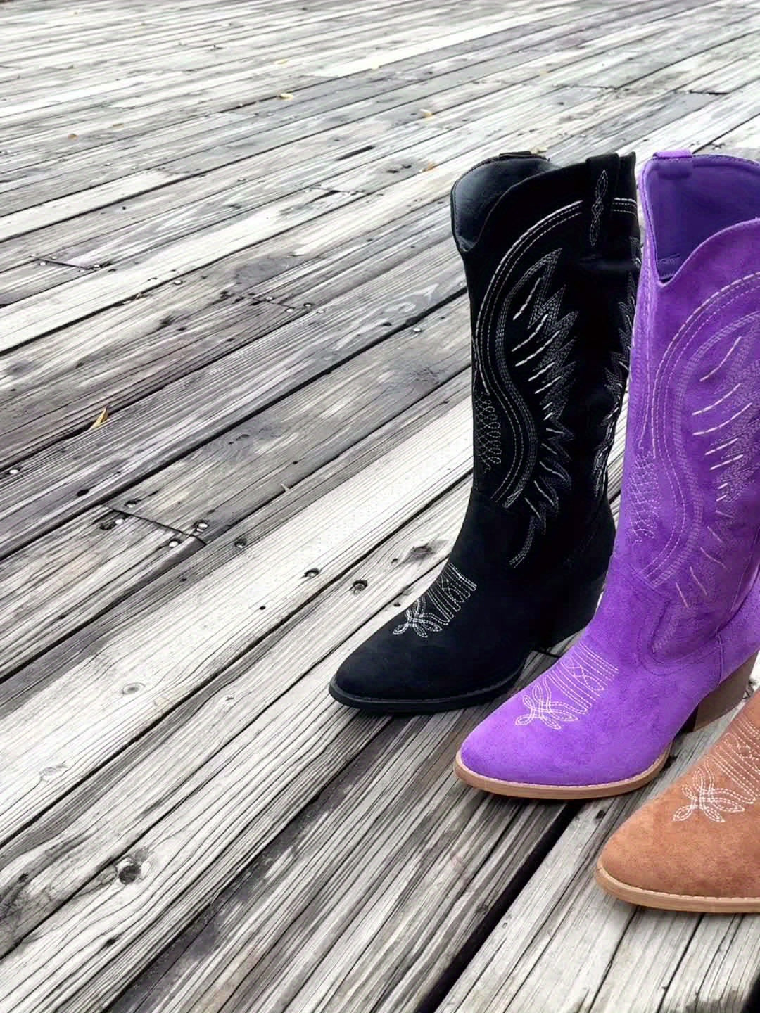 Midnight Suede Ankle Boots
