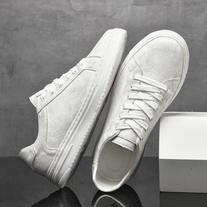 Men's Lace-Up Sneakers Minimal Design