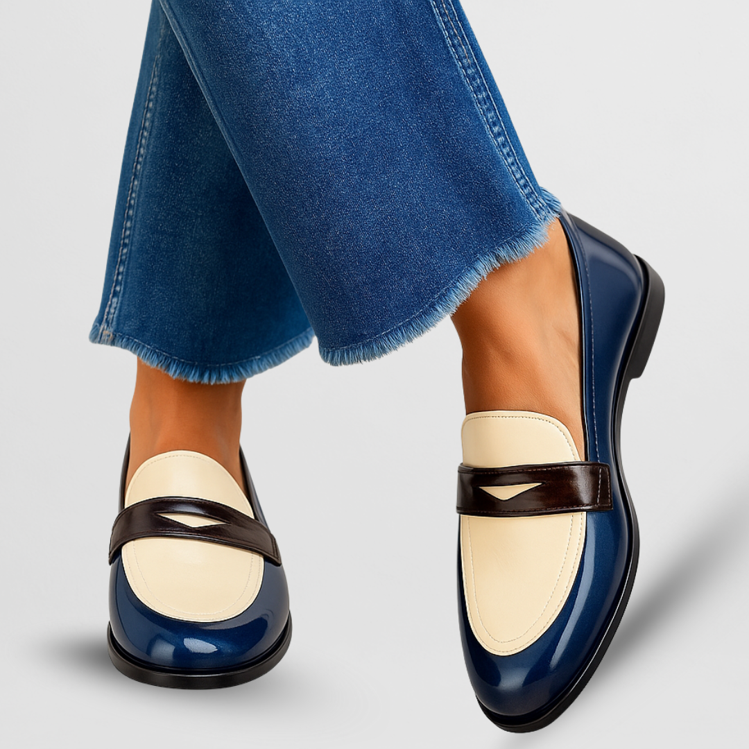 Women's Low Heel Slip On Loafers - VibreMode