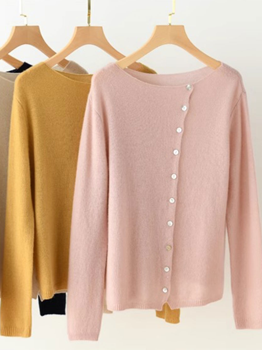 Women's Asymmetric Long Sleeve Cardigan
