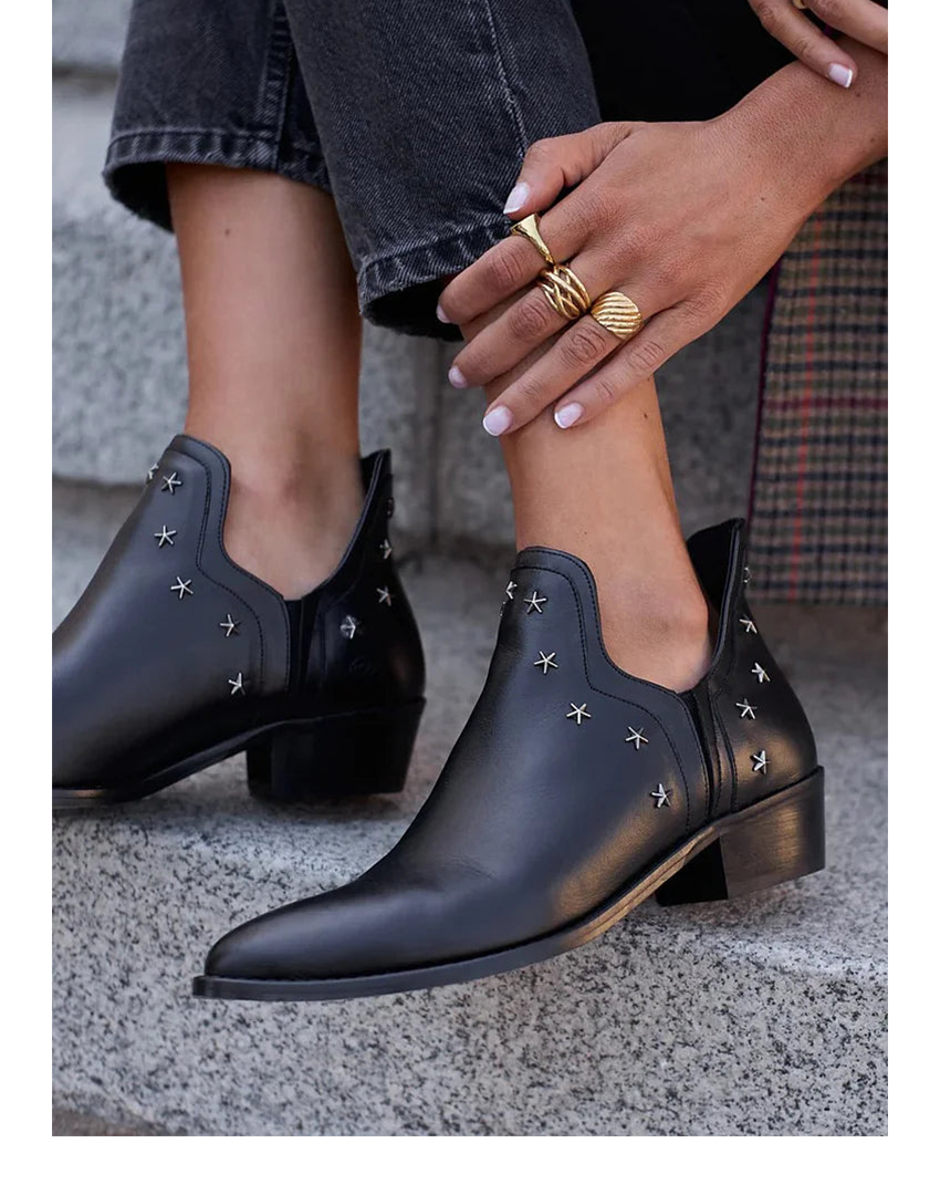 Women's Ankle Boots Starry Design - VibreMode