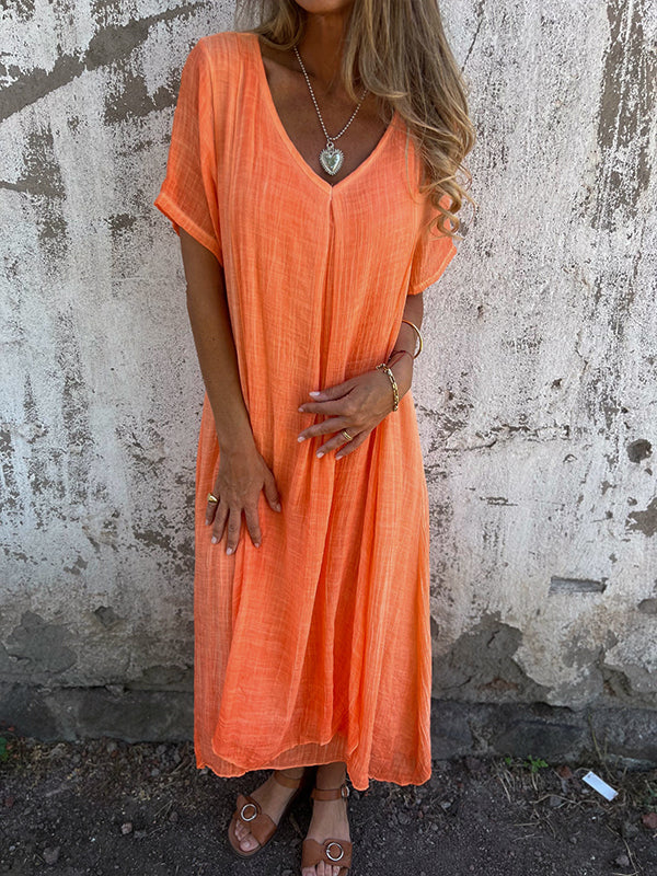 Women's Maxi Dress Flowy Garnet Cocktail
