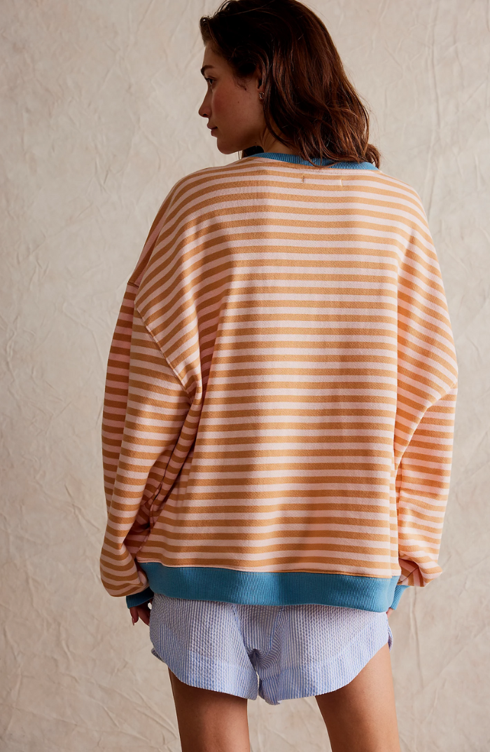 Women's Striped Oversized Sweater