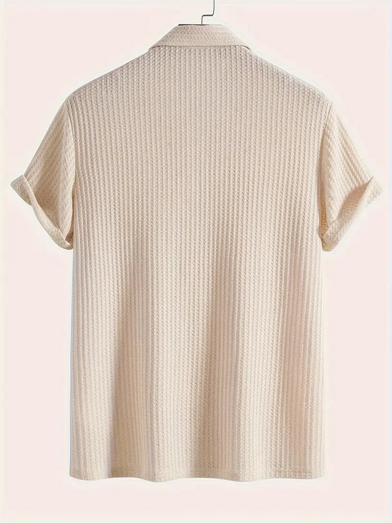 Men's Casual Polo Shirt Breathable Cotton
