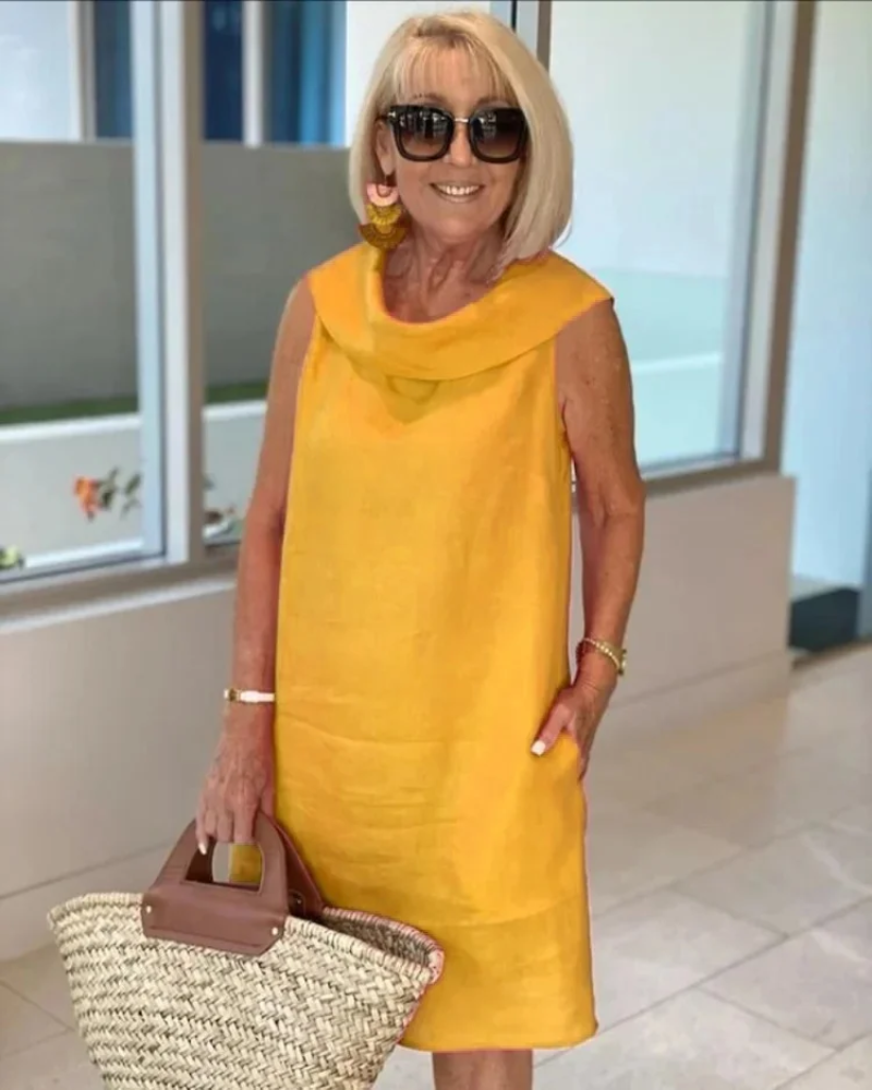Women's Lightweight Dress V Neckline