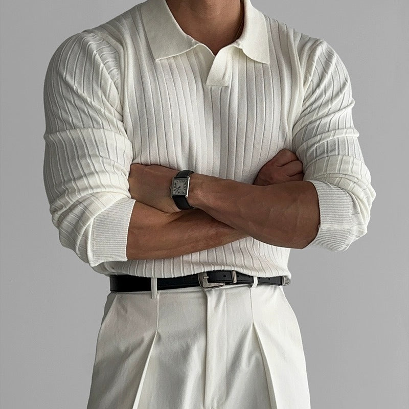 Men's Fitted Long Sleeve Shirt