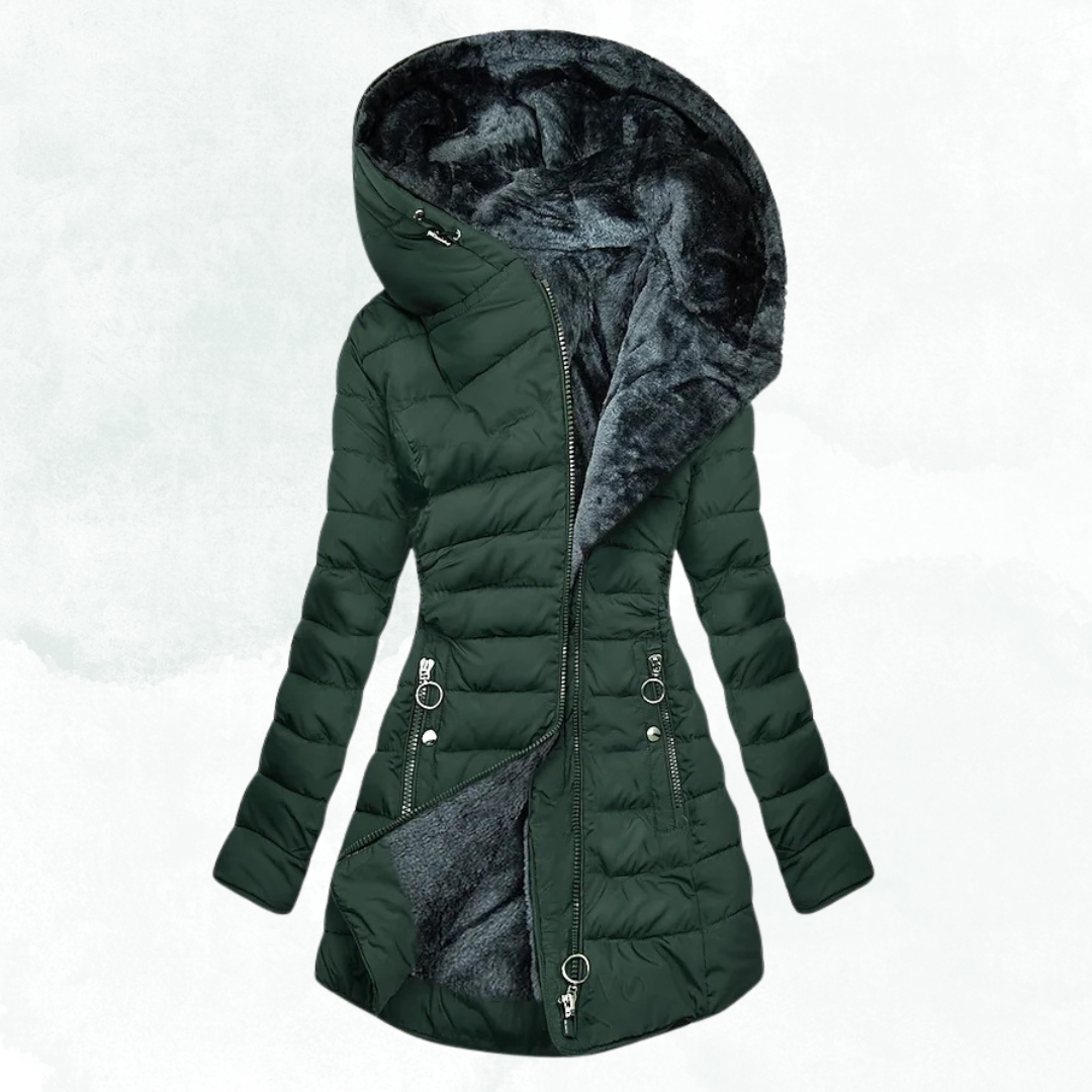 Women's Puffer Jacket Zip Up