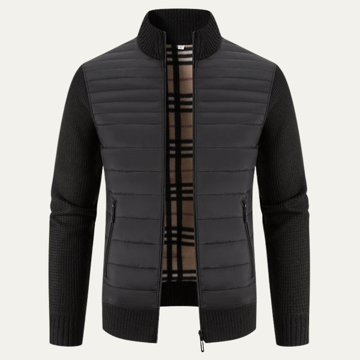 Men's Knit Fleece Winter Jacket
