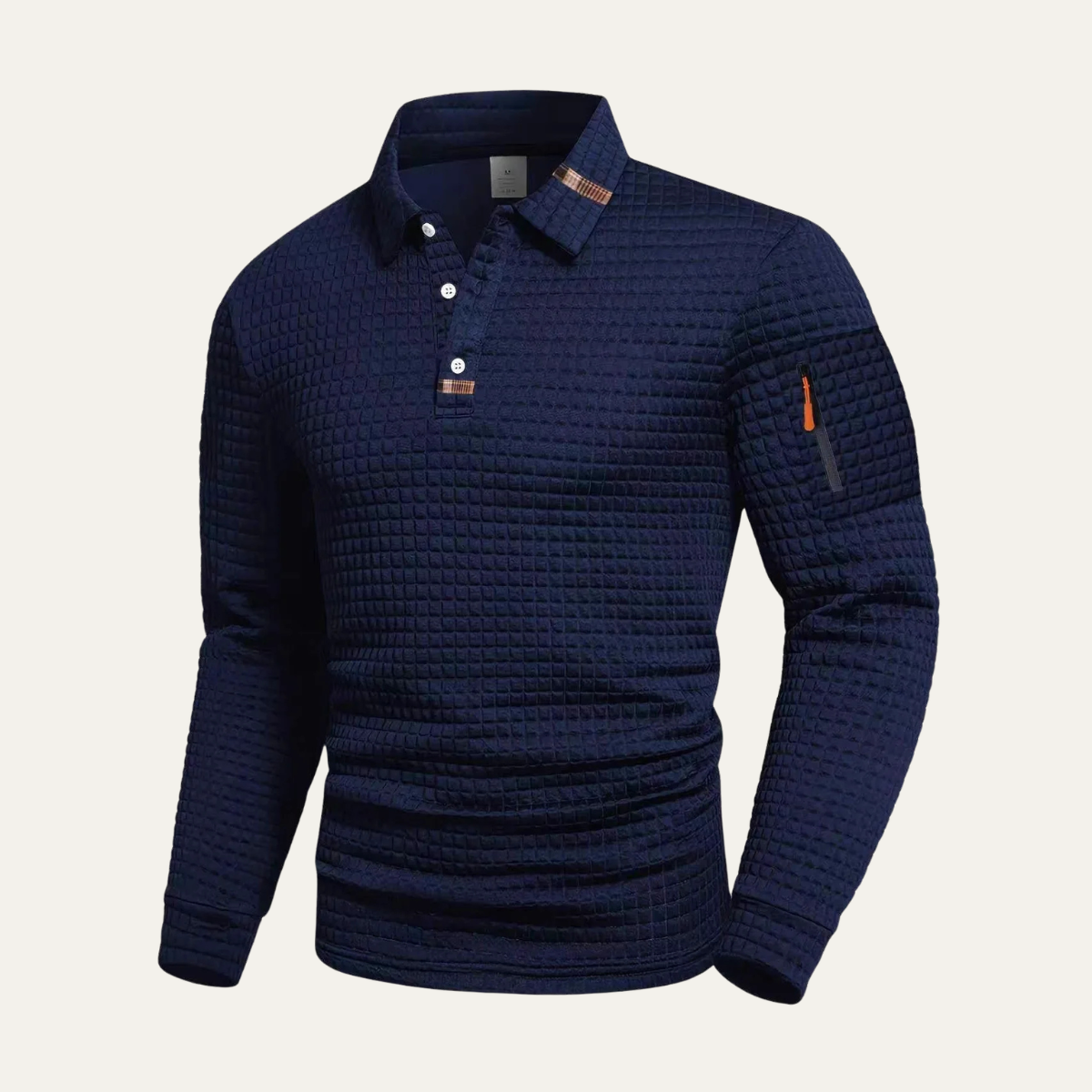 Men's Quick Dry Long Sleeve Polo Shirt