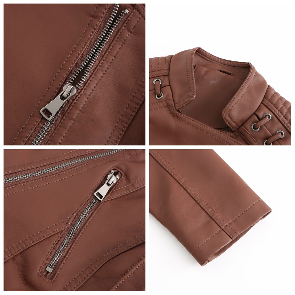 Lea Womens Lambskin Autumn Jacket