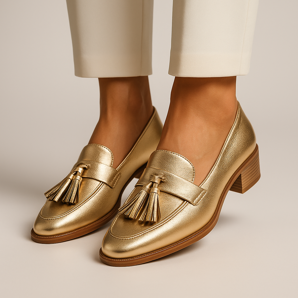 Women's Tassel Loafers Low Heel - VibreMode