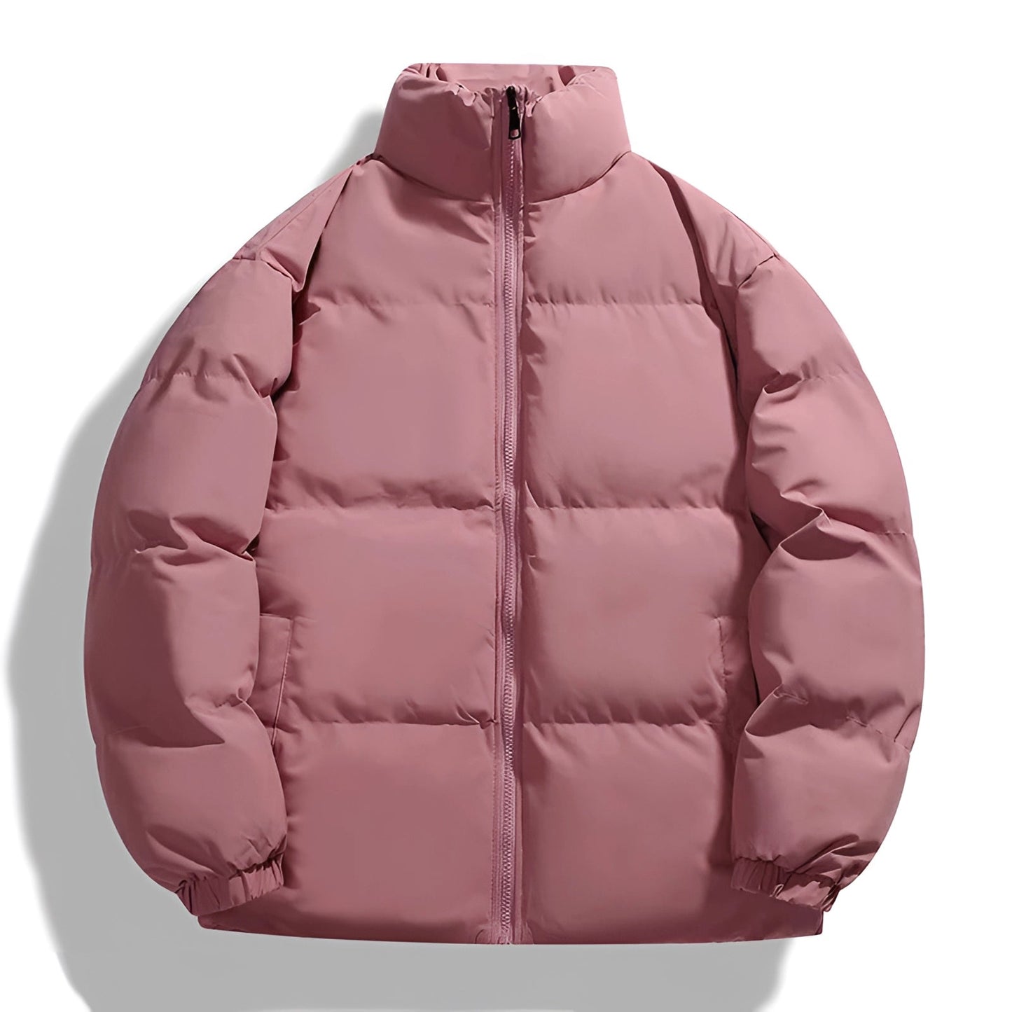 Men's Down Puffer Jacket Ivory Insulated