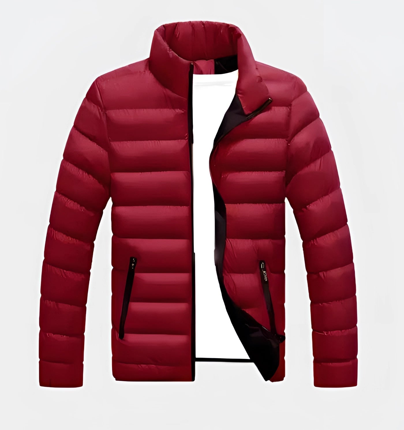 Men's Lightweight Water-Resistant Puffer Jacket Black