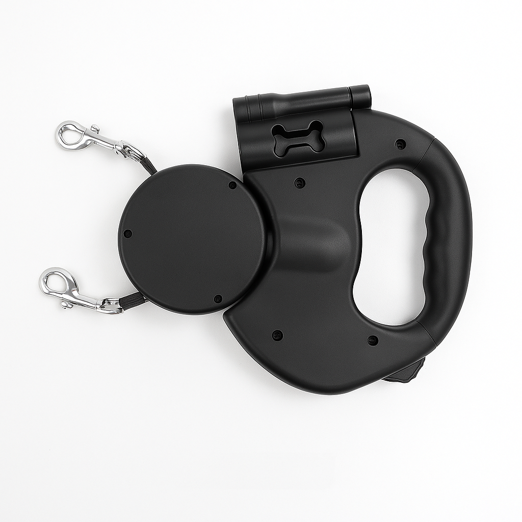 Retractable Dog Leash 360° Rotation Dual Lead