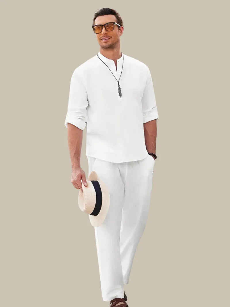 Men's 2 Piece Summer Suit Set