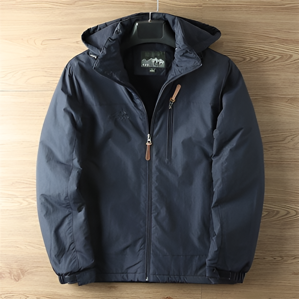 Men's Waterproof Outdoor Parka Jacket With Hood