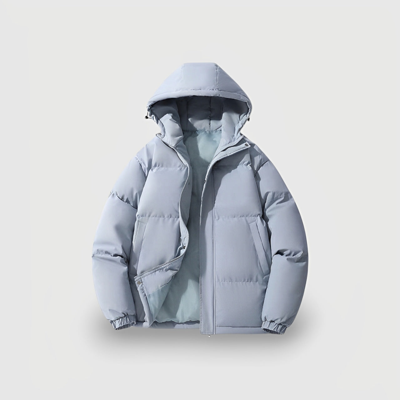 Women's Insulated Puffer Parka Jacket Quilted Waterproof Black