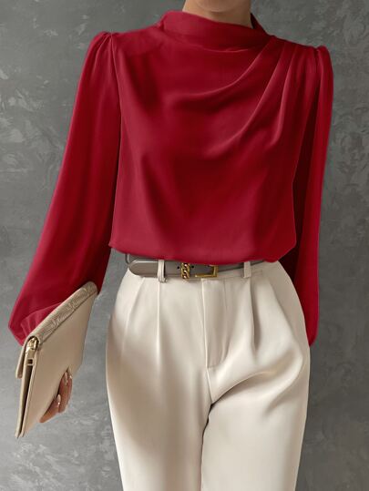 Women's Bishop Sleeve Blouse