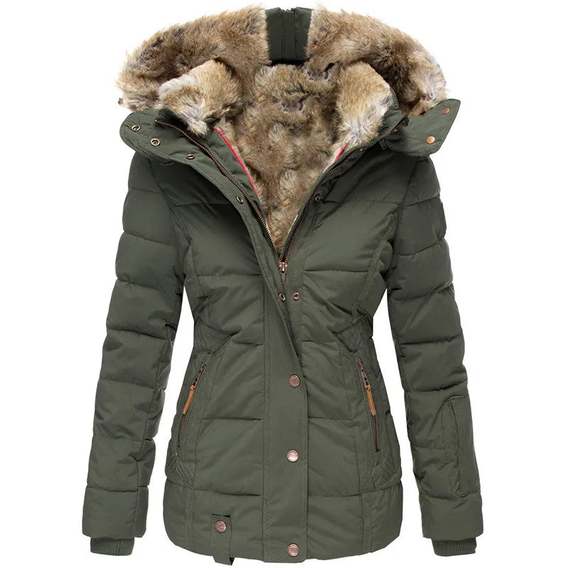 Warm Thermal Down Parka for Freezing Weather