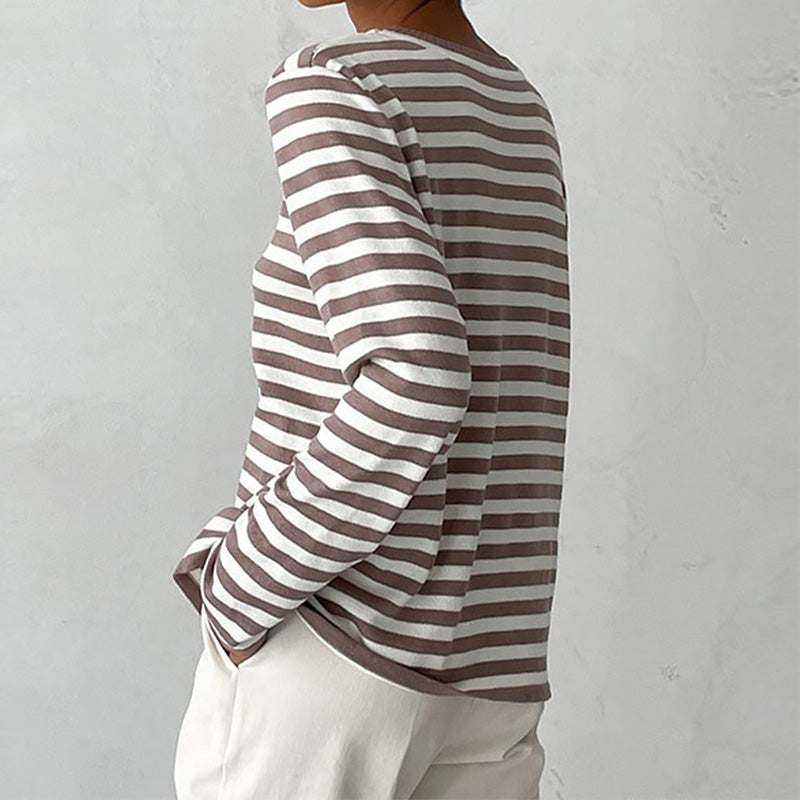 Elegant Striped Summer T-Shirt