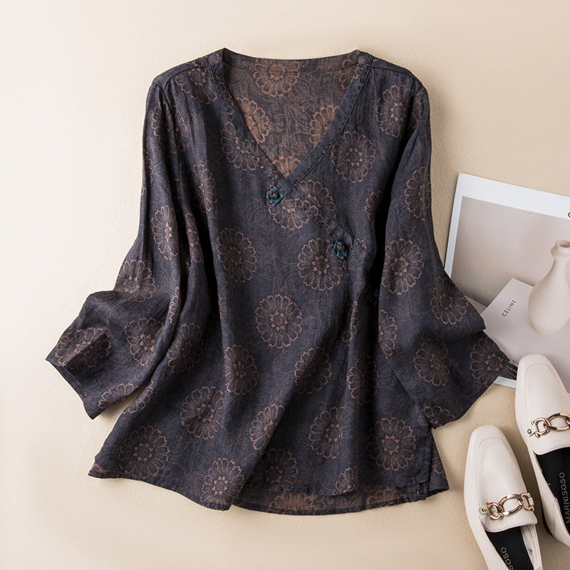 Relaxed Fit Button Front Shirt