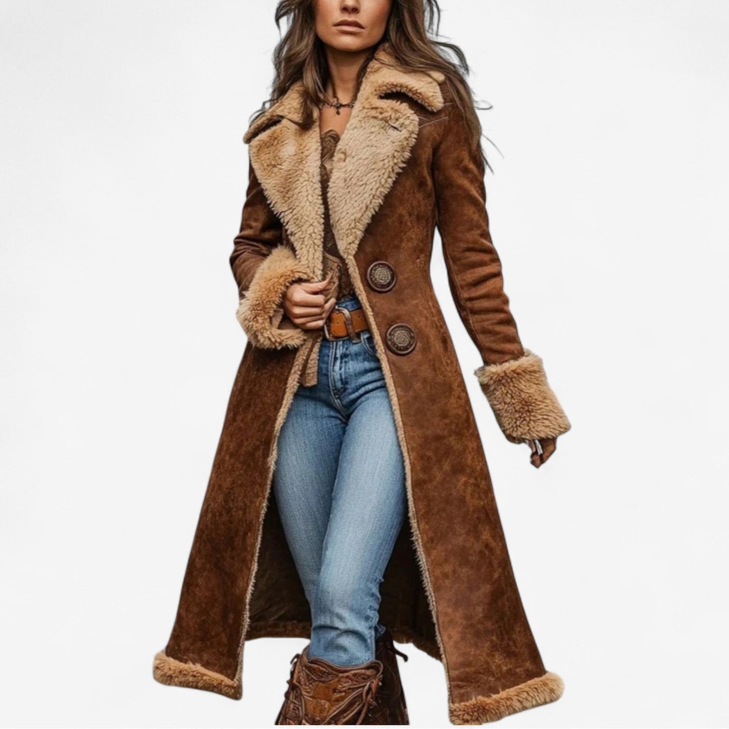 Women's Soft Coat Timeless Design - VibreMode