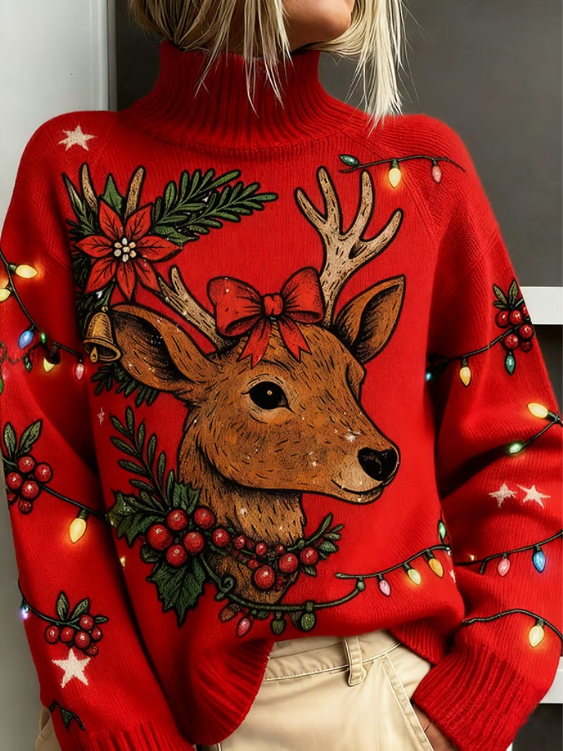 Soft Festive Holiday Sweater - VibreMode