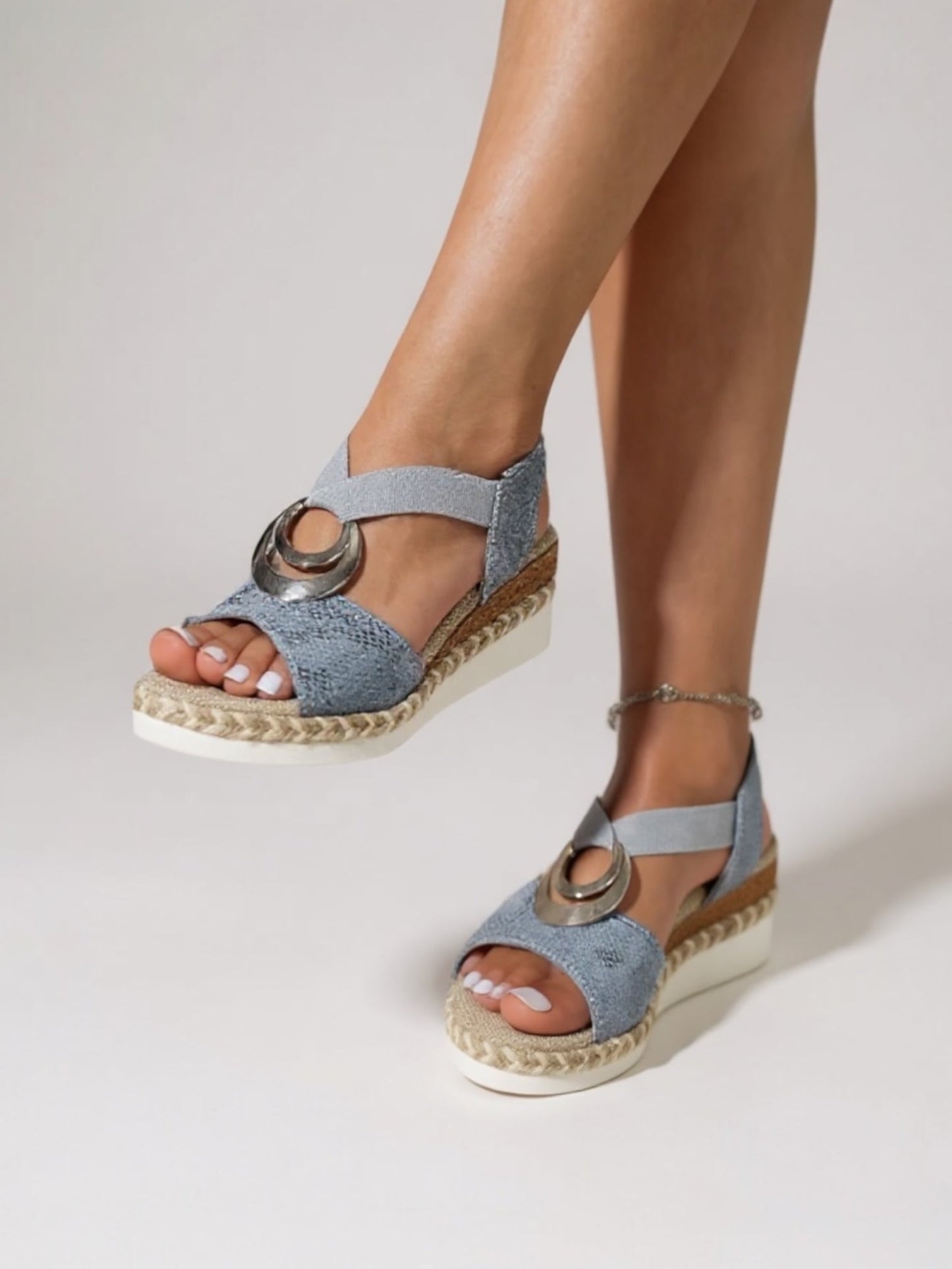 Women's Cushioned Sandals Jade Green