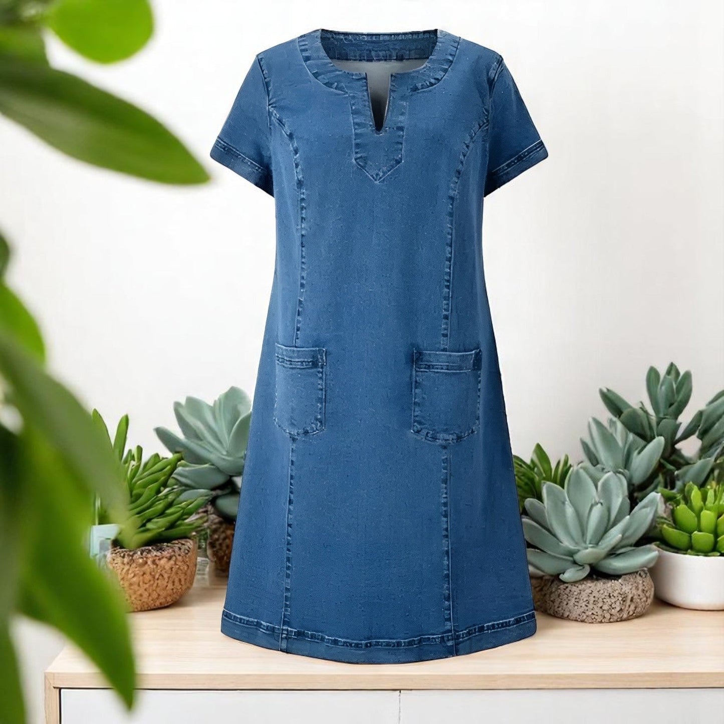 Women's Soft Denim Dress