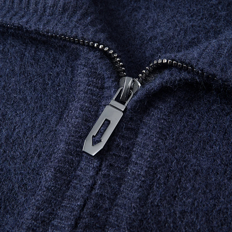 Cashmere Quarter Zip Sweater