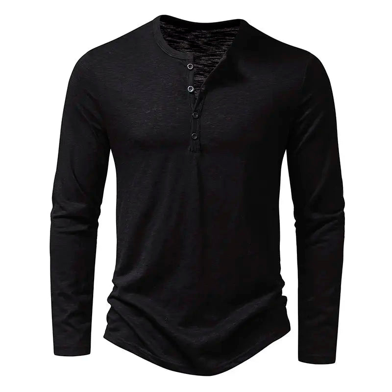 Women's Long Sleeve Henley Shirt