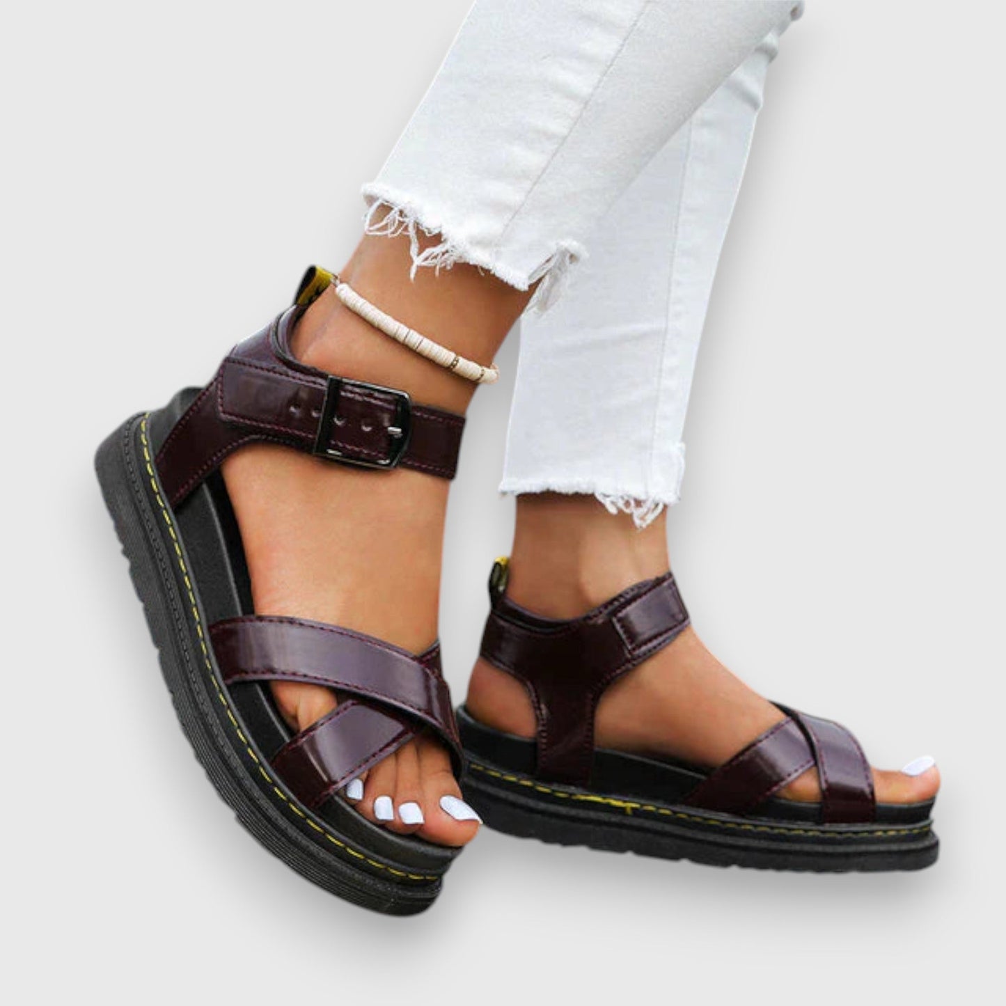 Women's Adjustable Teal Sandals