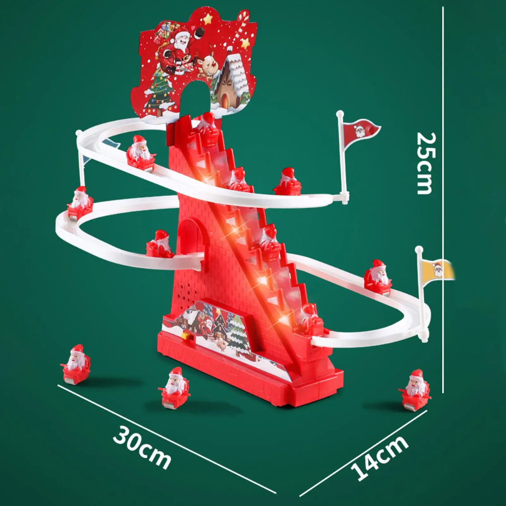 Animated Santa Claus Climbing Ladder Decoration - VibreMode