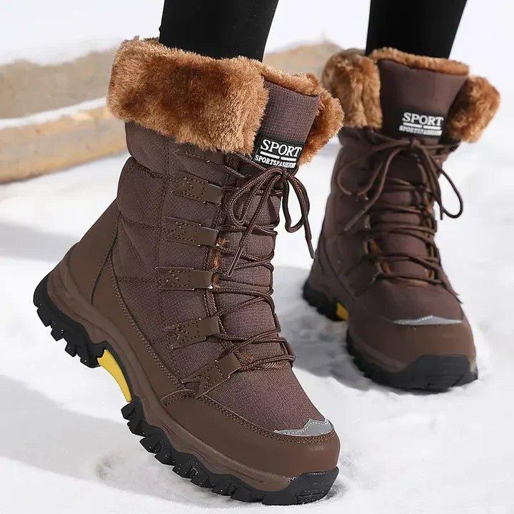 Women's Mid Calf Boots Padded Collar