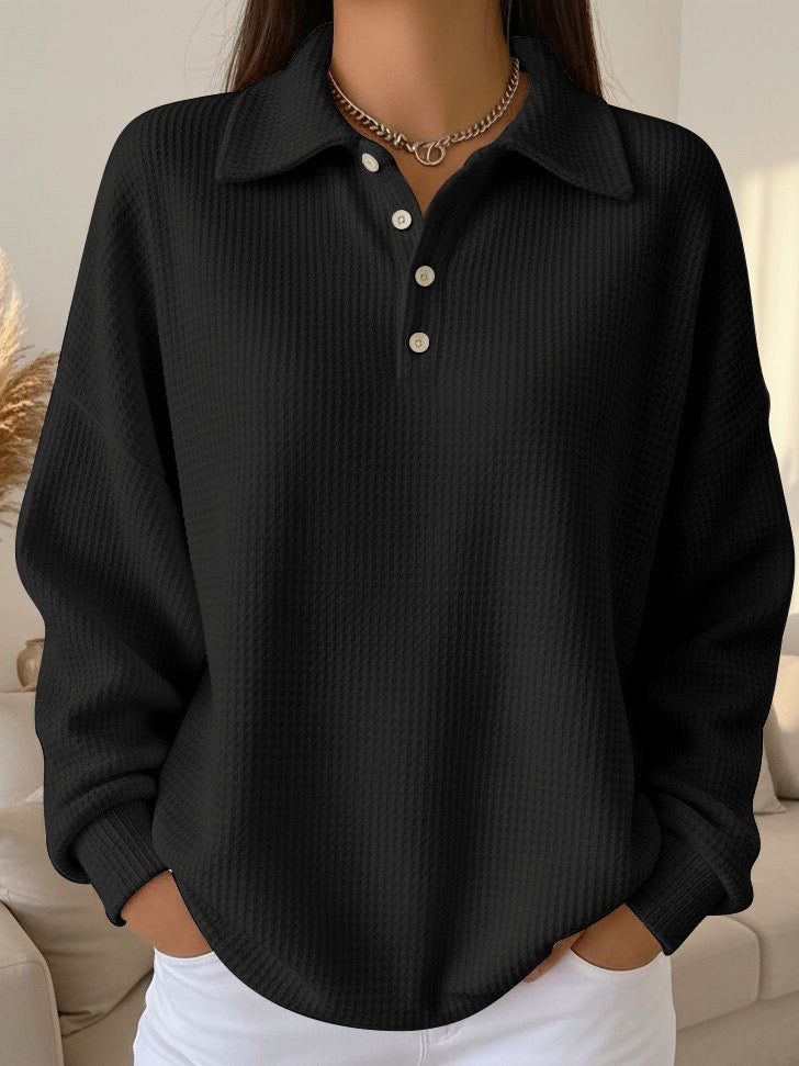 Soft Knit Polo Sweater