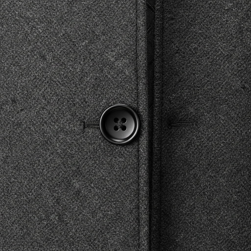 Classic Pure Wool Tailored Coat