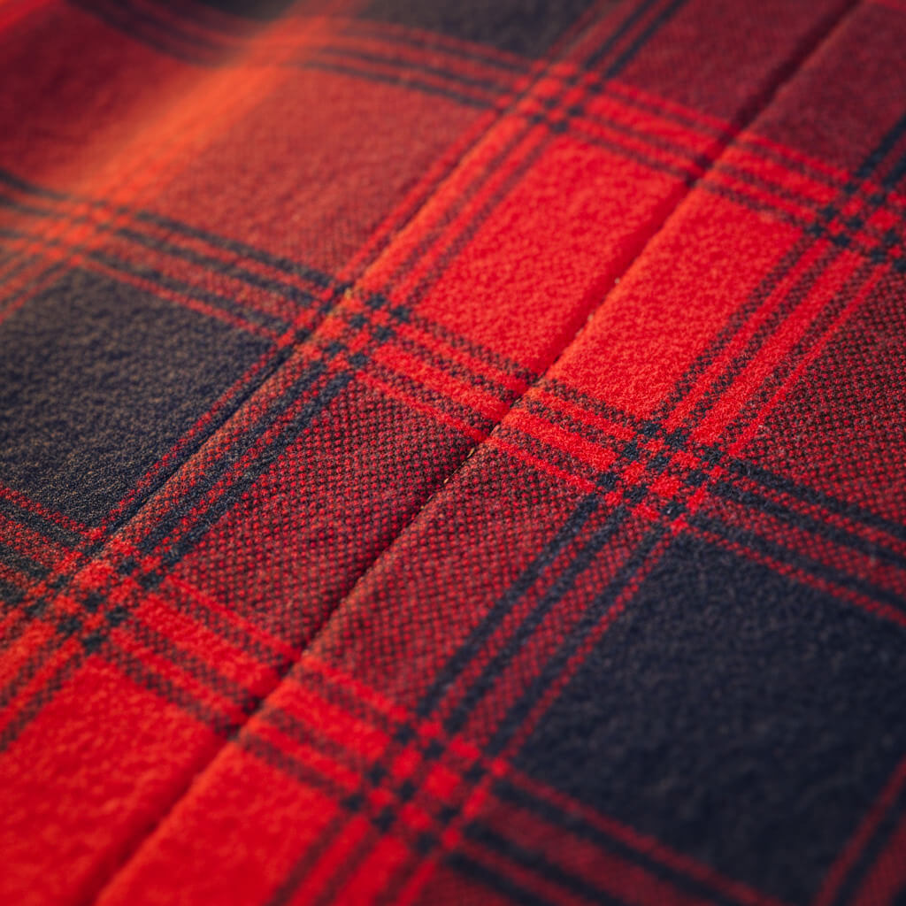 Classic Flannel Hooded Coat