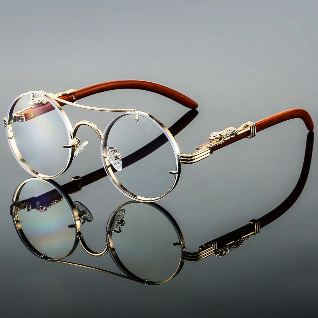 Vintage Double Bridge Sunglasses Retro Style
