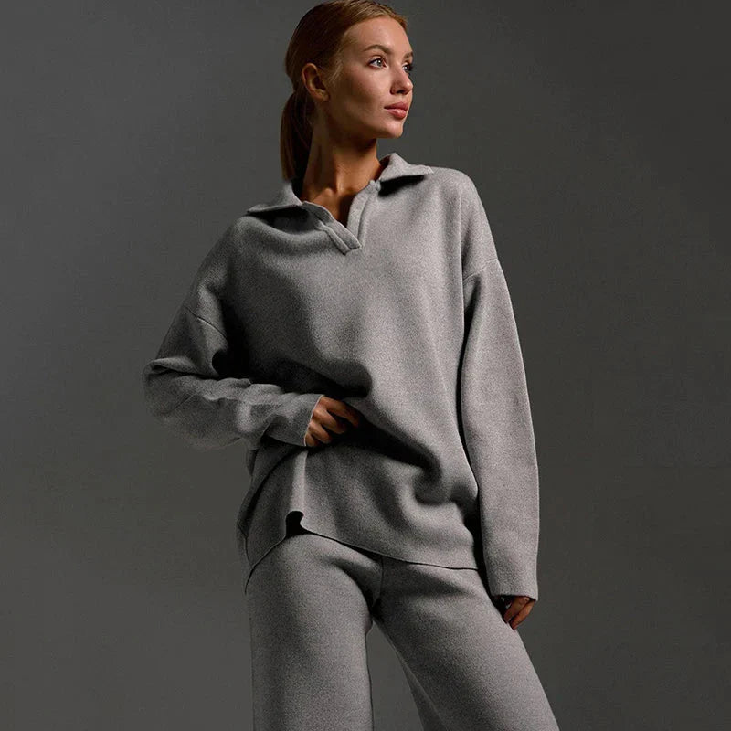 Women's Long Sleeve Wide Leg Tracksuit