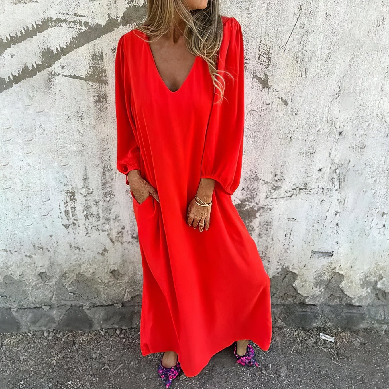 Women's Maxi Dress With Pockets