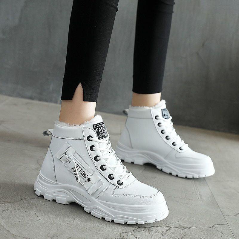 Women's Lace Up Ankle Boots Lug Sole