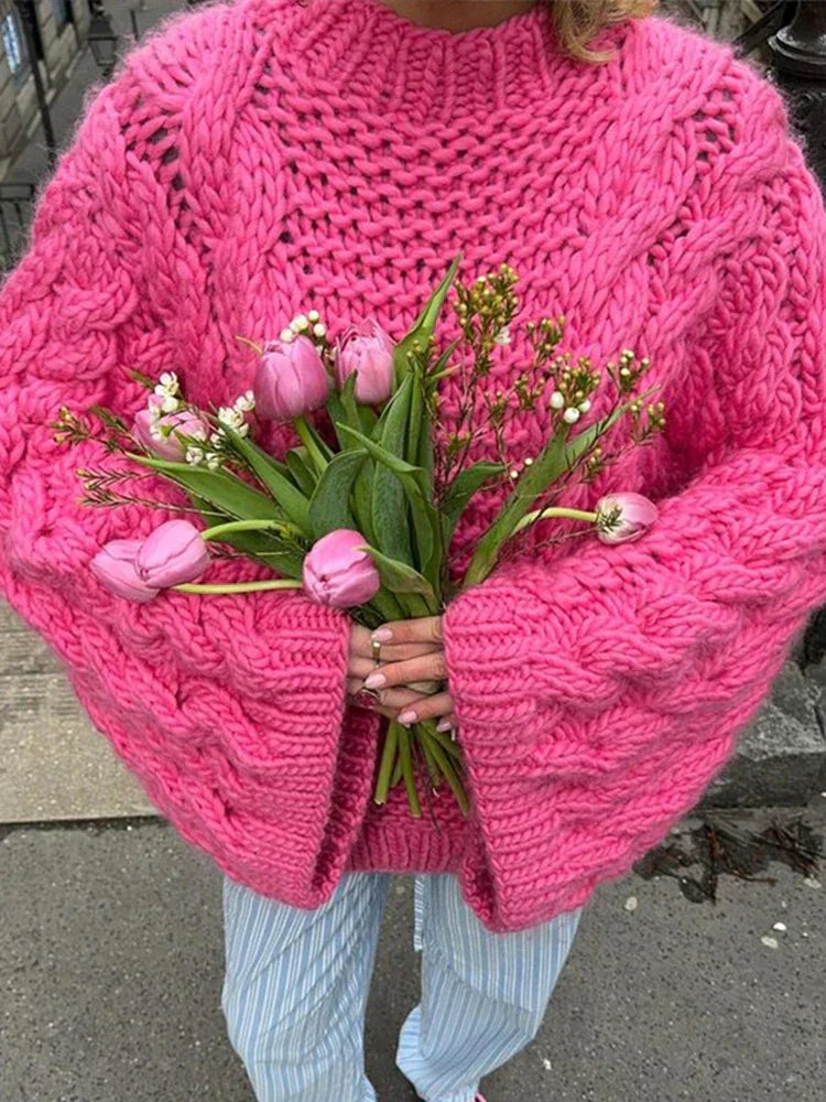 Image of Mariah | Women's Oversized Cable Knit Sweater