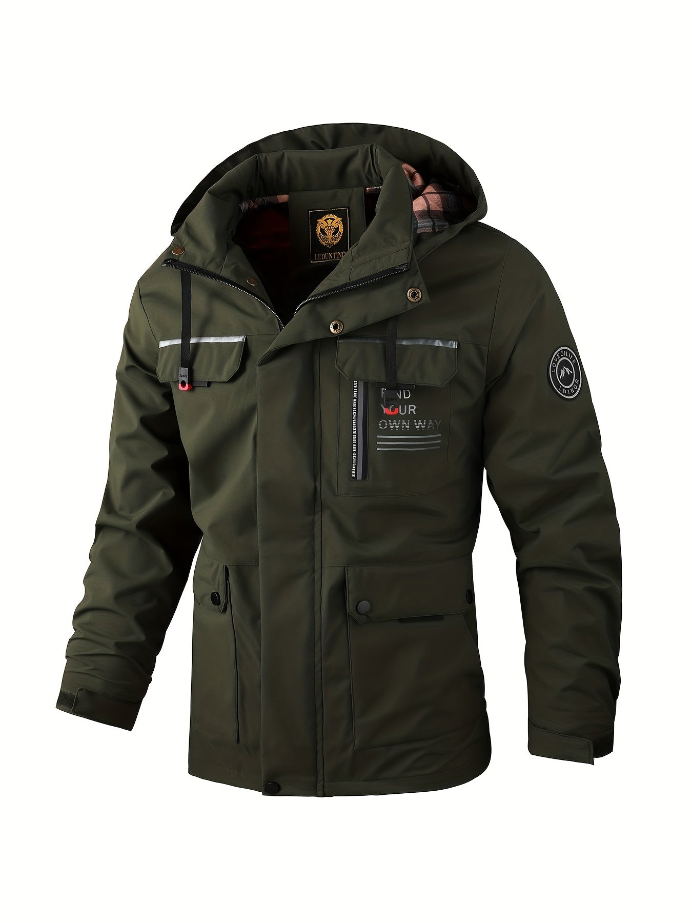 Image of Orlando | Men's Hooded Casual Jacket