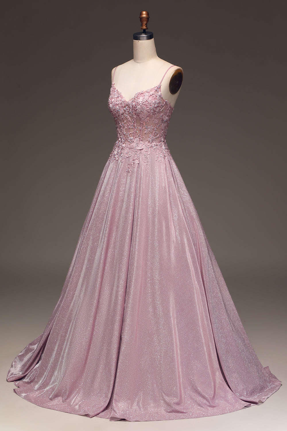 Beautiful Floral Long Evening Dress