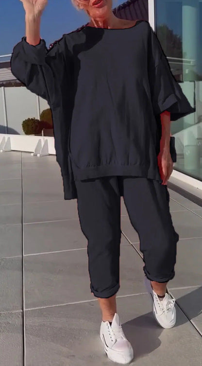 Women's Oversized Lounge Set And Pants