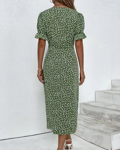 Women's Ruffle Sleeve Dress