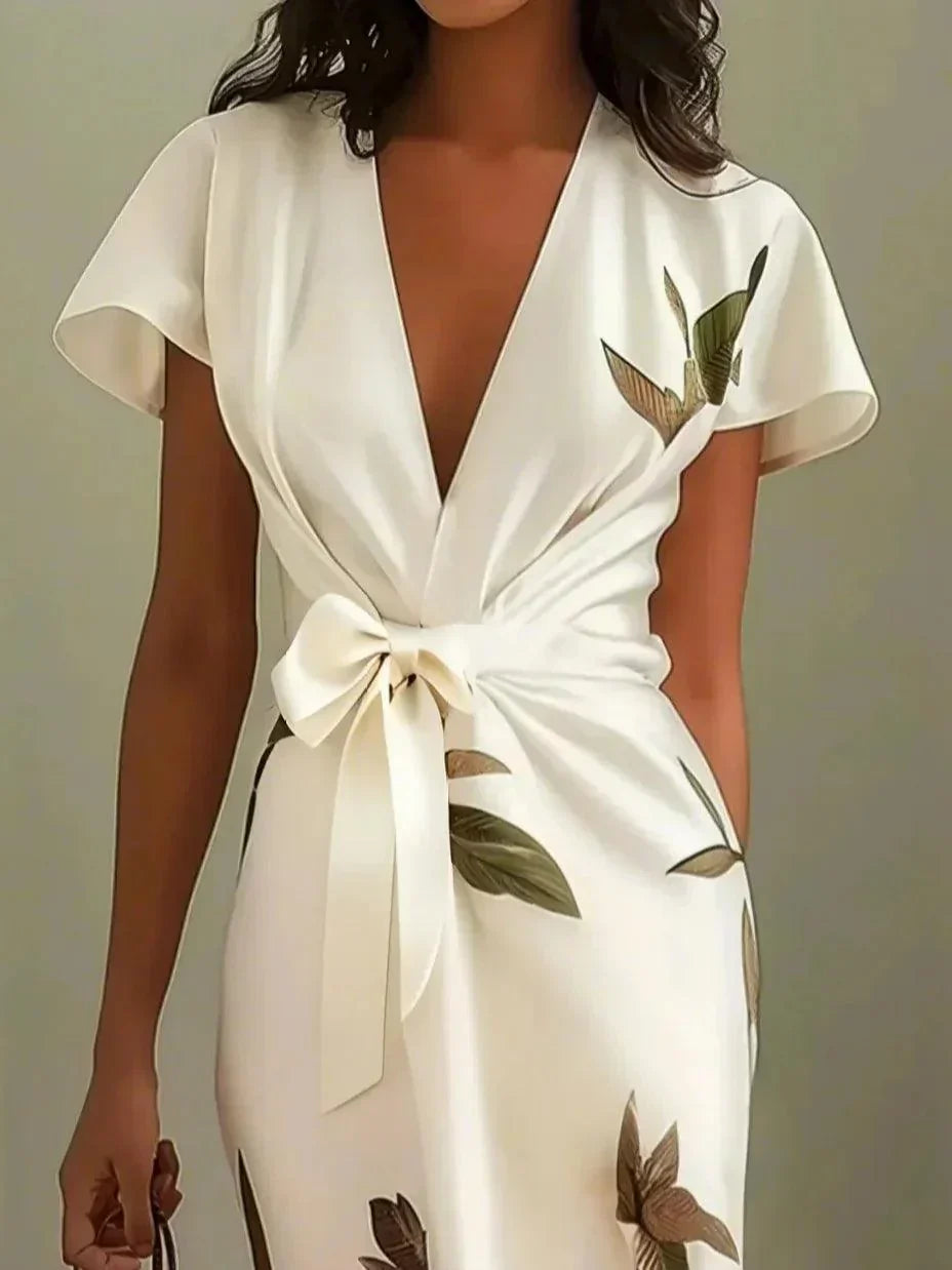 Women's Wrap Dress Adjustable Waist